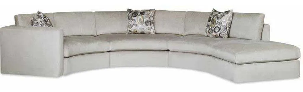 Century LTD5283-95R Alden Two Third Back Armless Sofa RAF Century LTD5283-95R Alden Two Third Back Armless Sofa RAF