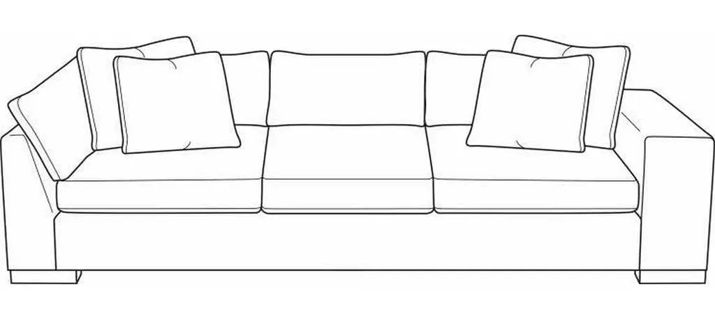 Century Furniture LTD7100-53 Great Room RAF Corner Sofa Century Furniture LTD7100-53 Great Room RAF Corner Sofa