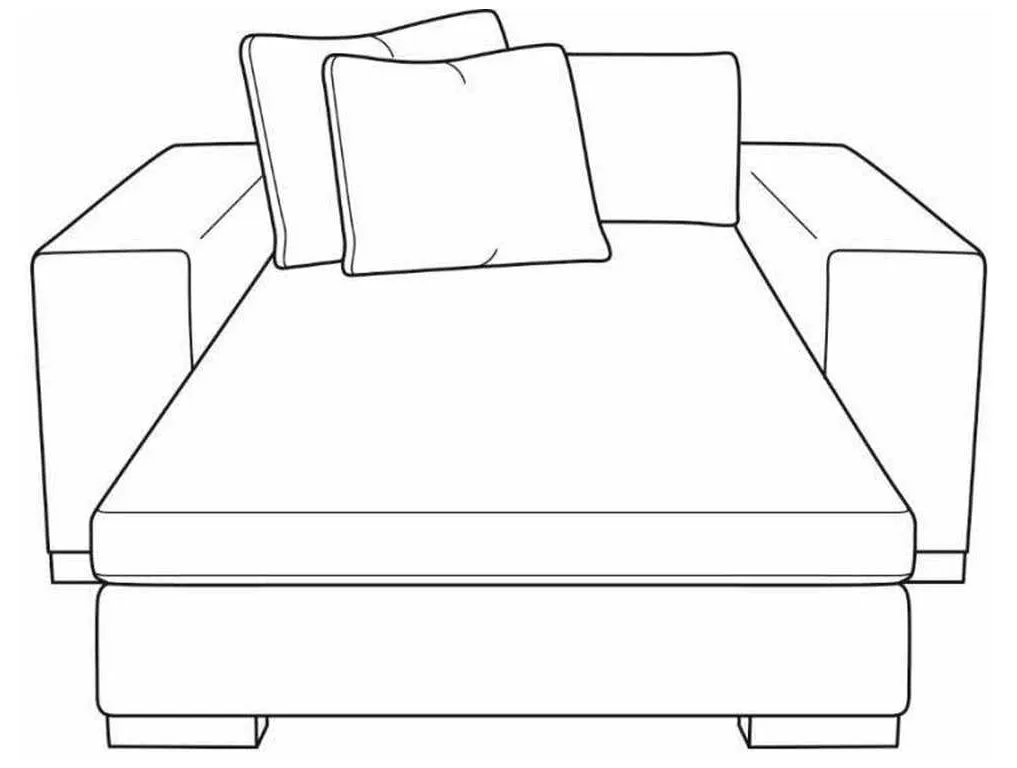 Century Furniture LTD7100-5X Great Room Wide Chaise Century Furniture LTD7100-5X Great Room Wide Chaise