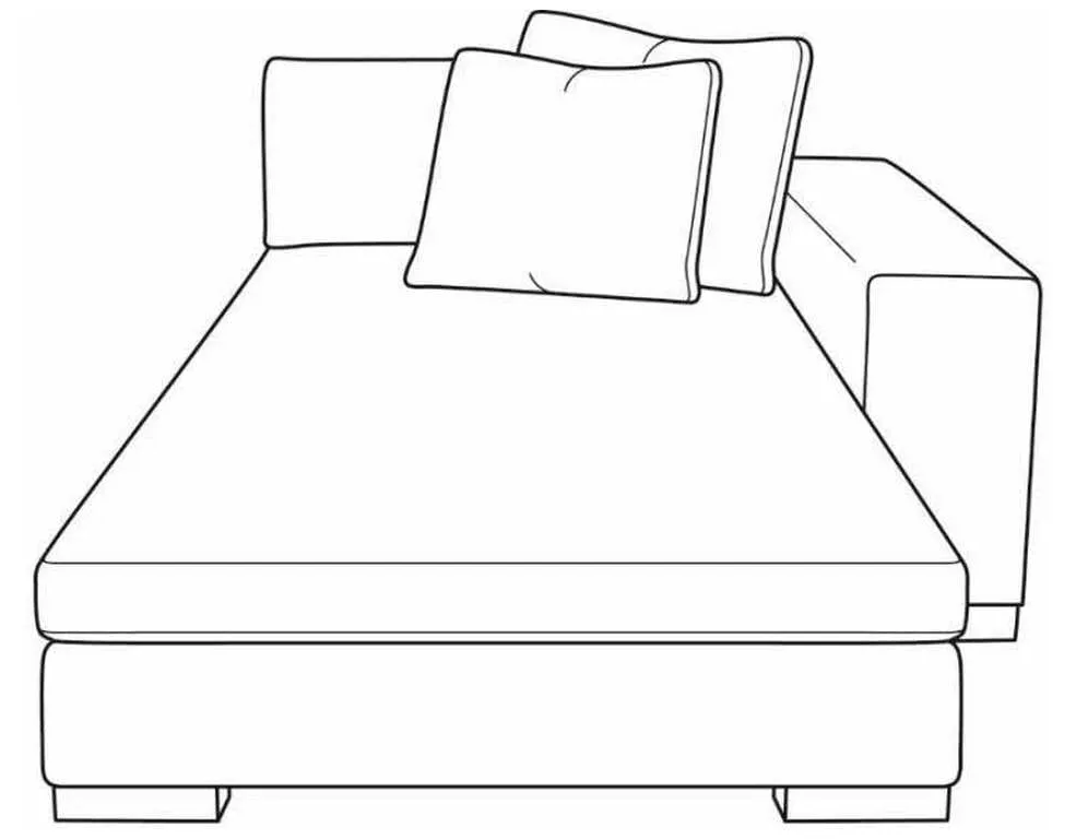 Century Furniture LTD7100-91X Great Room RAF Double Chaise Century Furniture LTD7100-91X Great Room RAF Double Chaise