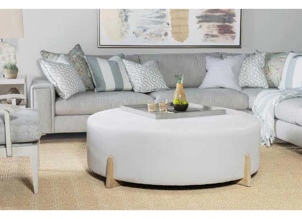 Century Furniture LTD7110-52R Rockford Round Ottoman Century Furniture LTD7110-52R Rockford Round Ottoman