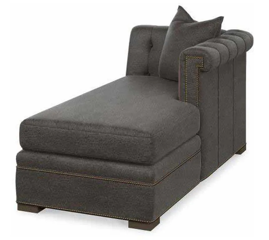 Century Furniture LTD7700-91 Modern Chesterfield Raf Chaise Century Furniture LTD7700-91 Modern Chesterfield Raf Chaise