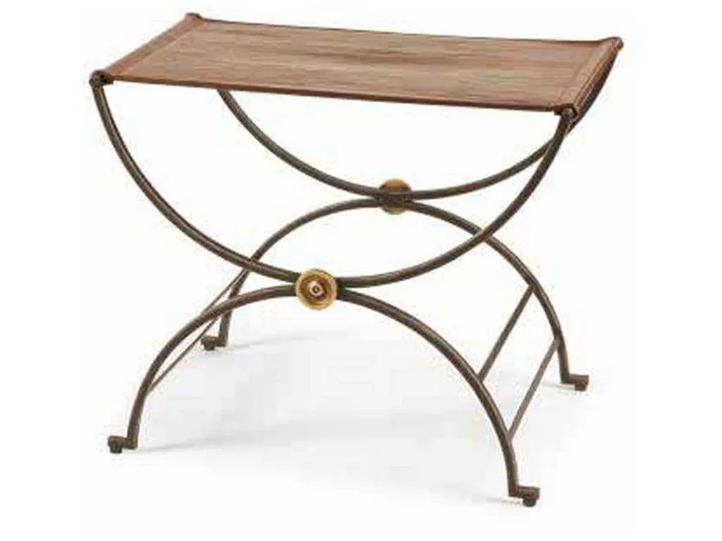 Century MN2116 Monarch Niles Bench With Leather Seat
