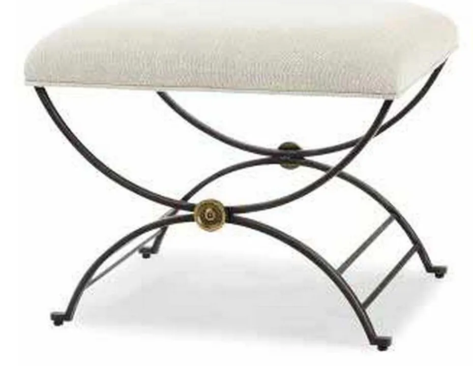 Century MN2117 Niles Bench With Fabric Seat Century MN2117 Niles Bench With Fabric Seat