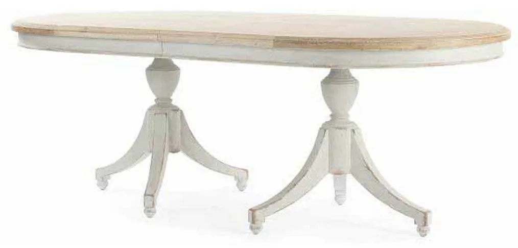 Century MN5562 Madeline Double Pedestal Table Century MN5562 Madeline Double Pedestal Table
