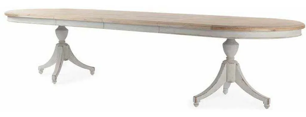 Century MN5562 Madeline Double Pedestal Table Century MN5562 Madeline Double Pedestal Table