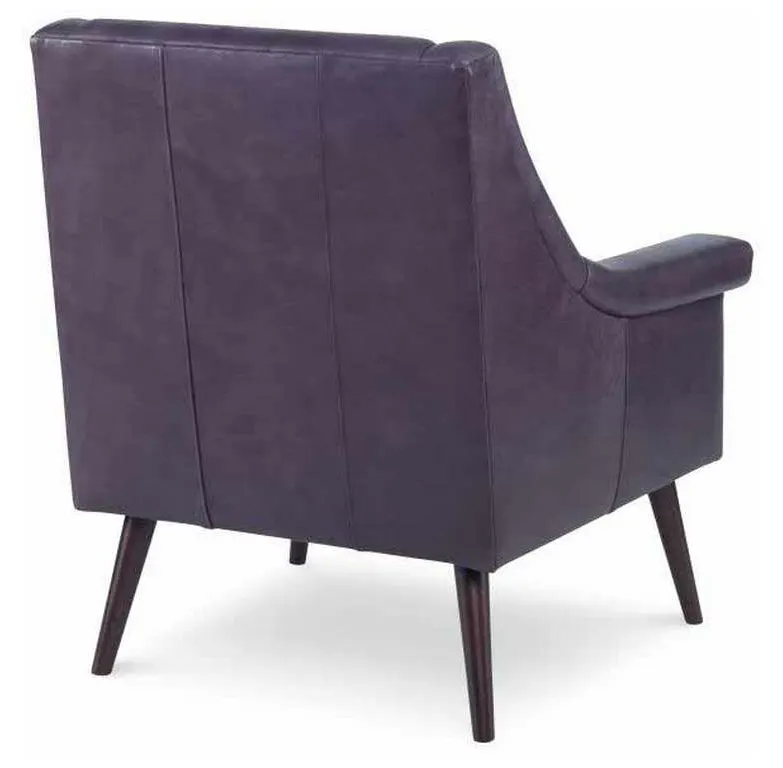 Century PLR-10201-COAL Leather Chair Century PLR-10201-COAL Leather Chair