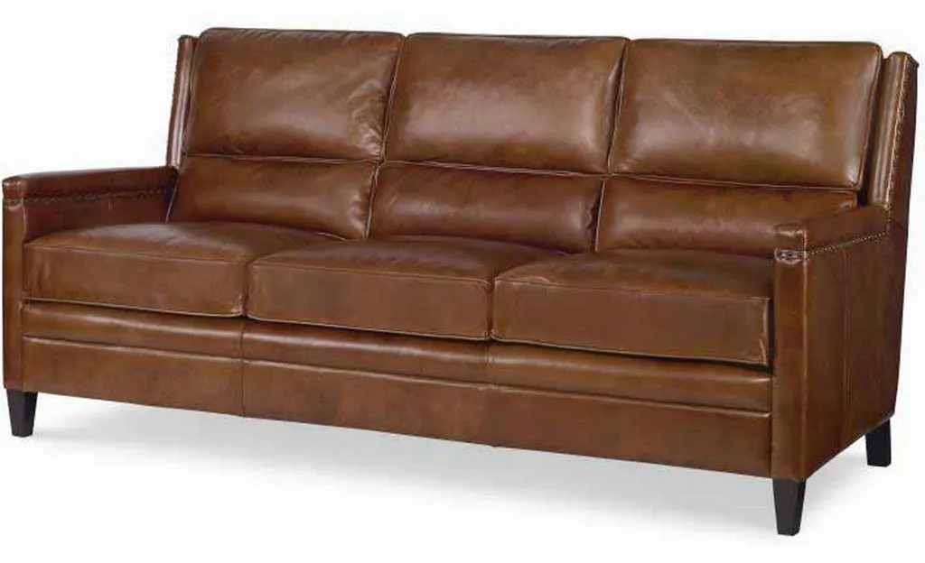 Century PLR-1302-RUSSETT Leather Sofa Century PLR-1302-RUSSETT Leather Sofa