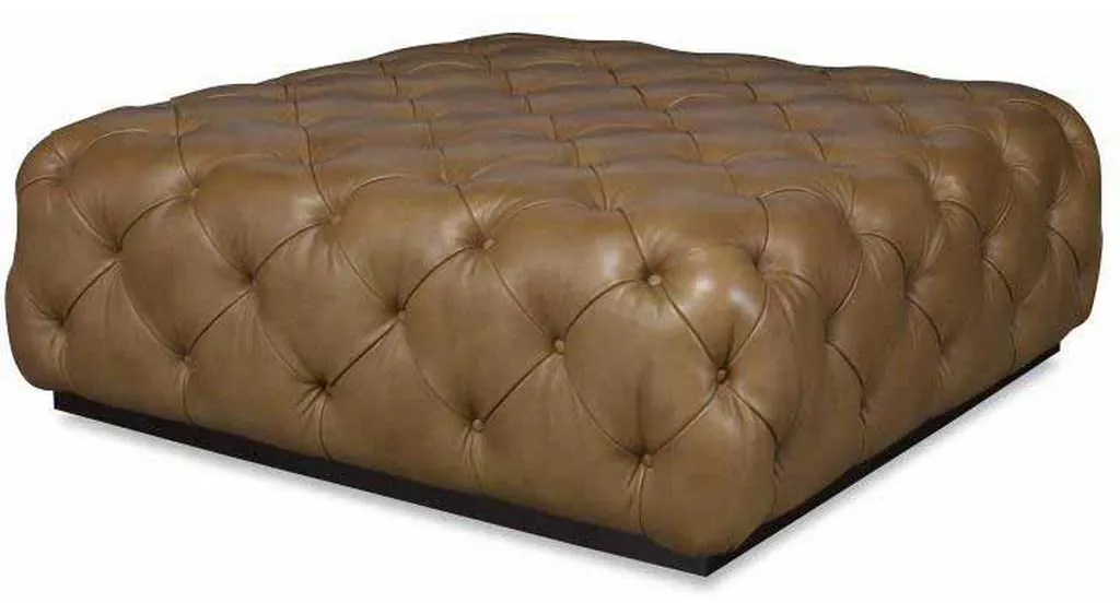 Century PLR-14903-WHEAT Rueben Tufted Cocktail Ottoman Century PLR-14903-WHEAT Rueben Tufted Cocktail Ottoman