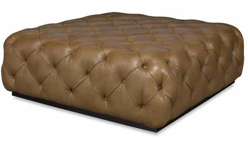 Century PLR-14903-WHEAT Rueben Tufted Cocktail Ottoman Century PLR-14903-WHEAT Rueben Tufted Cocktail Ottoman