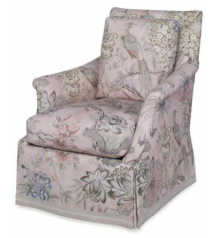 Century SIG2101-6SK Carrington Skirted Chair Century SIG2101-6SK Carrington Skirted Chair