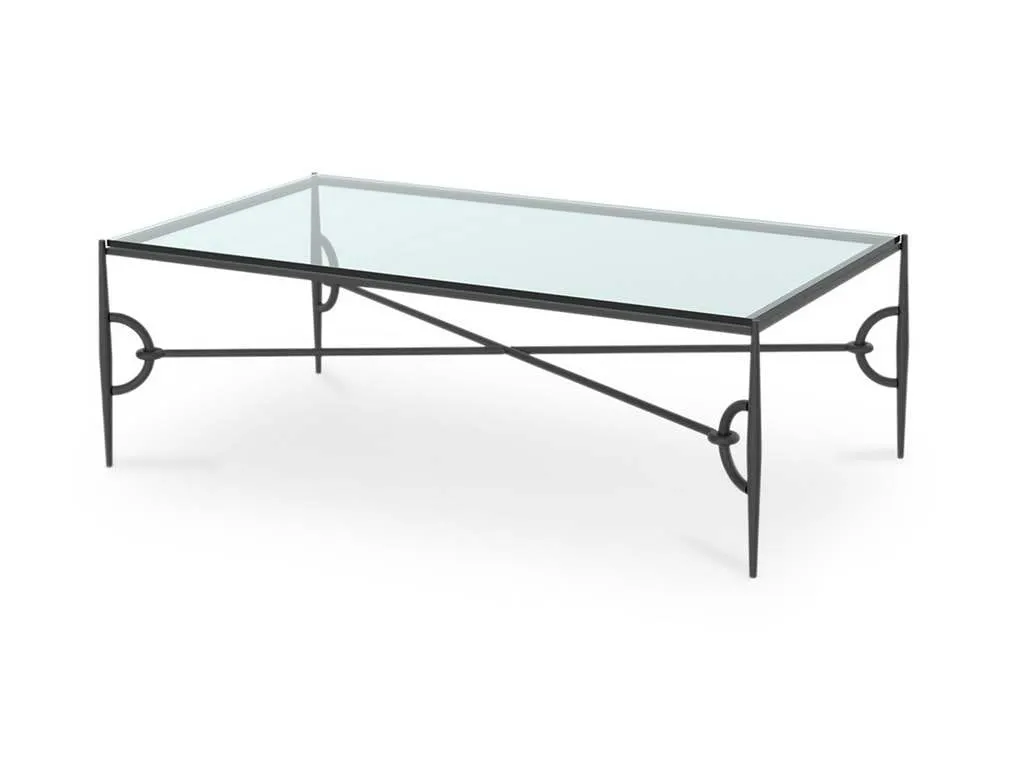 Charleston Forge 6820  Paddock Rectangular Cocktail Table