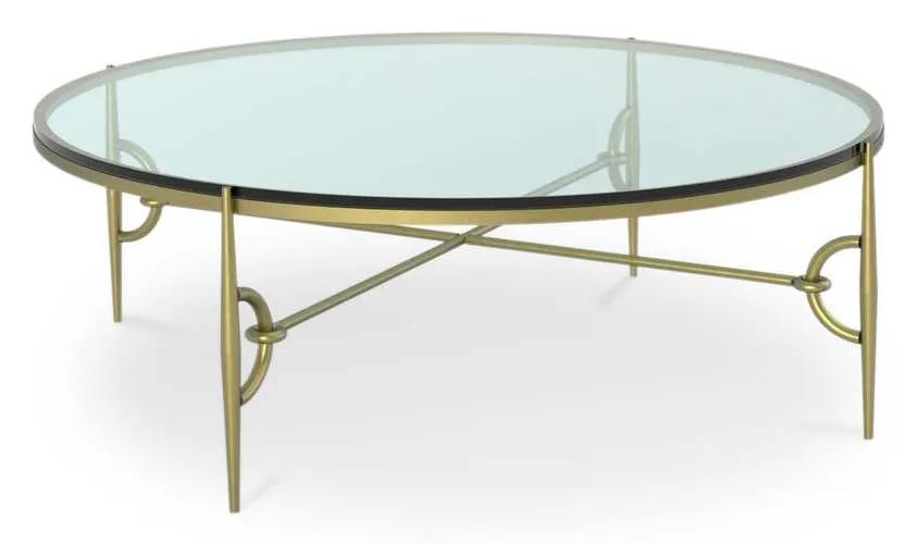 Charleston Forge 6824 Paddock 48 inch Round Cocktail Table Charleston Forge 6824 Paddock 48 inch Round Cocktail Table