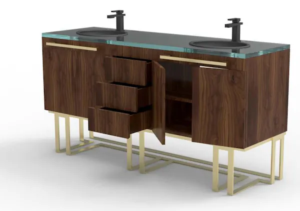 Charleston Forge V7129 Watson Double Vanity Charleston Forge V7129 Watson Double Vanity