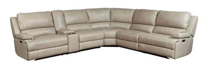Club Level By Bassett 3729-MSECTF Parsons Club Level Power Reclining Sectional
