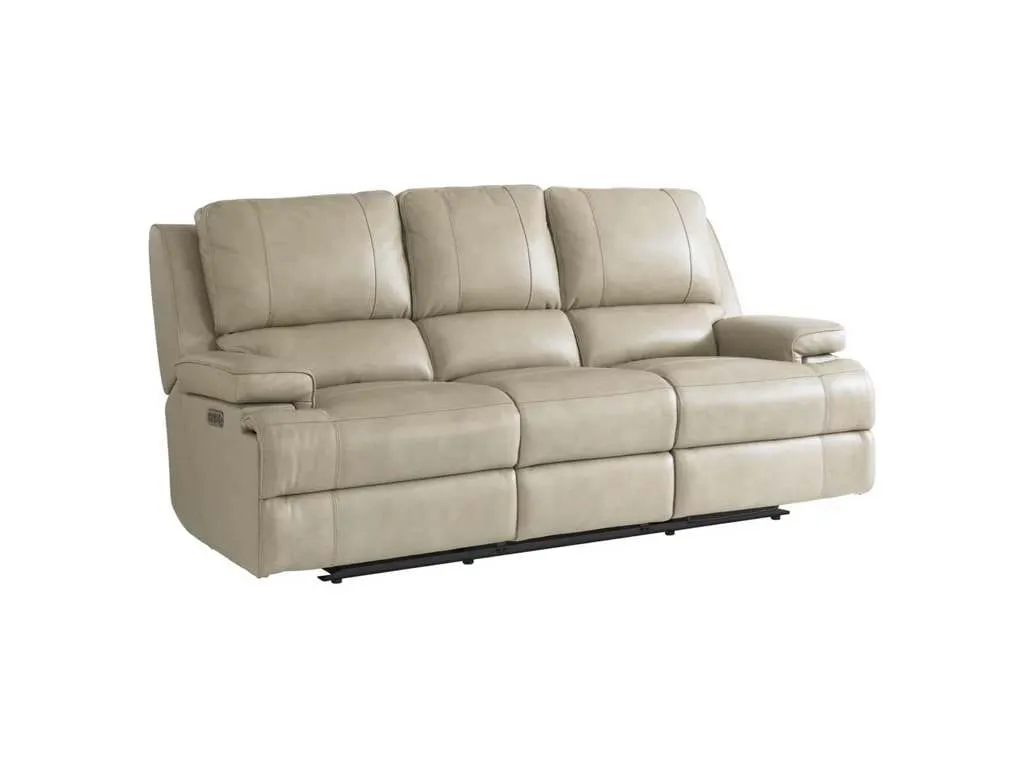 Club Level By Bassett 3729-P62F Parsons Double Reclining Sofa With Power