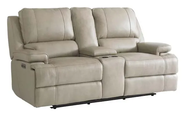 Club Level By Bassett 3729-PC42F Parsons Double Reclining Console Loveseat Club Level By Bassett 3729-PC42F Parsons Double Reclining Console Loveseat