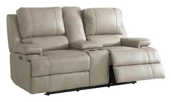 Club Level By Bassett 3729-PC42F Parsons Double Reclining Console Loveseat Club Level By Bassett 3729-PC42F Parsons Double Reclining Console Loveseat