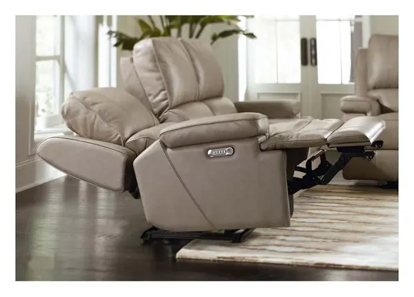 Club Level By Bassett 3729-PC42F Parsons Double Reclining Console Loveseat Club Level By Bassett 3729-PC42F Parsons Double Reclining Console Loveseat