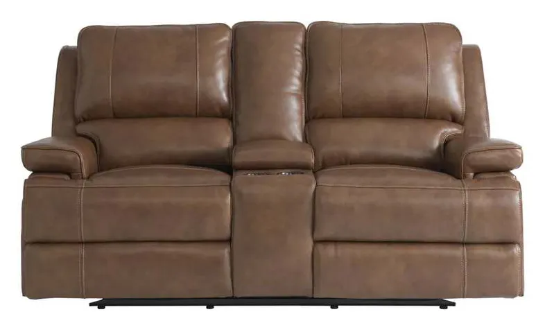Club Level By Bassett 3729-PC42U Parsons Double Reclining Console Loveseat Club Level By Bassett 3729-PC42U Parsons Double Reclining Console Loveseat