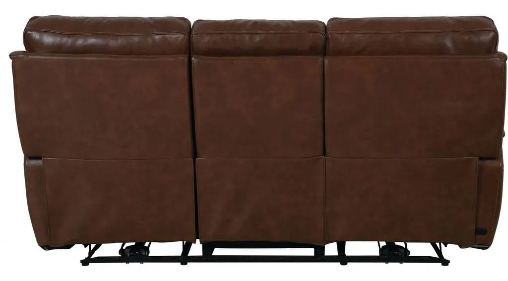Club Level By Bassett 3749-P62U Burlington Power Motion Sofa in Umber Leather Club Level By Bassett 3749-P62U Burlington Power Motion Sofa in Umber Leather