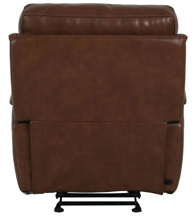 Club Level By Bassett 3749-P9U Burlington Power Glider Recliner in Umber Leather Club Level By Bassett 3749-P9U Burlington Power Glider Recliner in Umber Leather