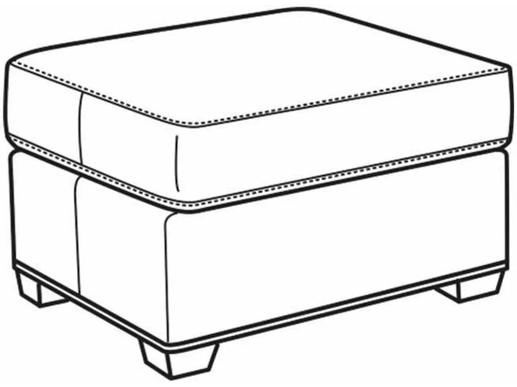 CR Laine L2250-07 Sherwin Leather Ottoman CR Laine L2250-07 Sherwin Leather Ottoman