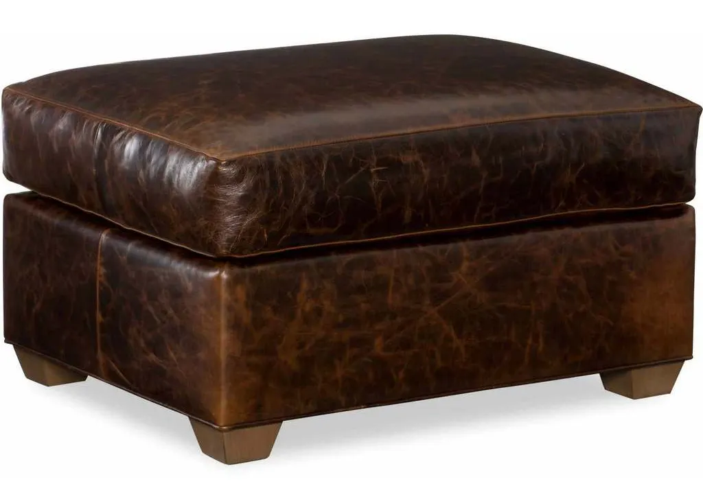 CR Laine L1775-07 Malcolm Leather Ottoman CR Laine L1775-07 Malcolm Leather Ottoman