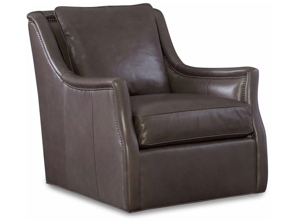 CR Laine L2026-05SW  Marius Leather Swivel Chair