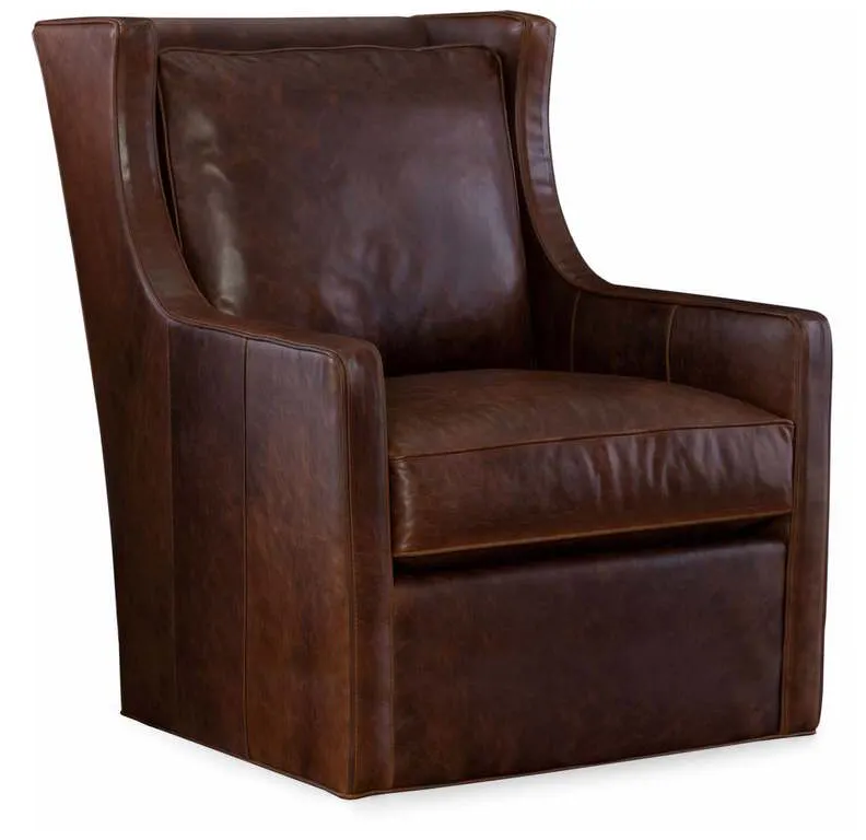 CR Laine L2446-05SW Chance Leather Swivel Chair CR Laine L2446-05SW Chance Leather Swivel Chair
