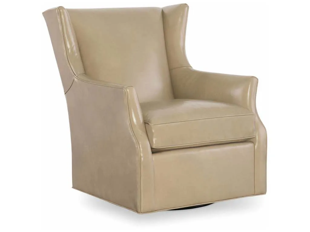 CR Laine L4105-05SG  Holman Leather Swivel Glider