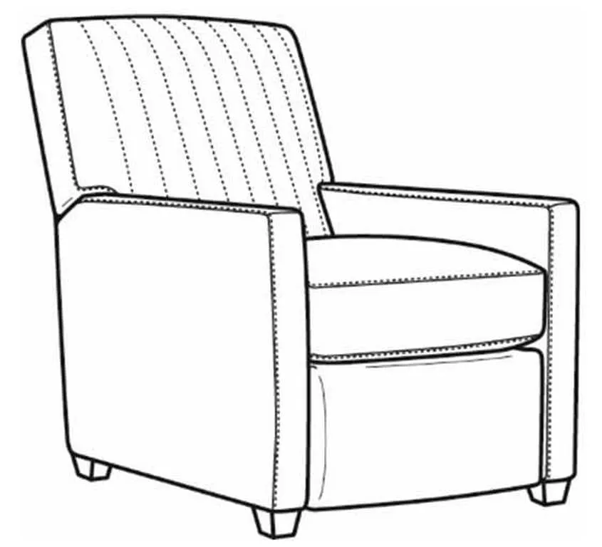 CR Laine 1775-05CHMR Malcom Manual Chnl Bk Recliner CR Laine 1775-05CHMR Malcom Manual Chnl Bk Recliner