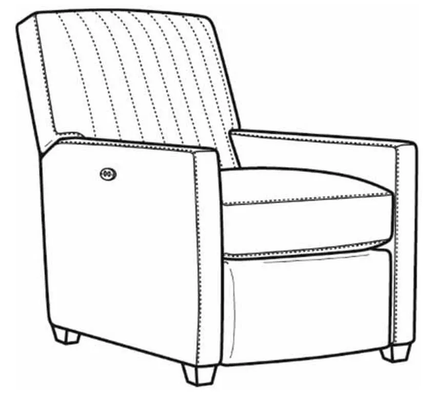 CR Laine 1775-05CHPR Malcom Power Chnl Bk Recliner CR Laine 1775-05CHPR Malcom Power Chnl Bk Recliner
