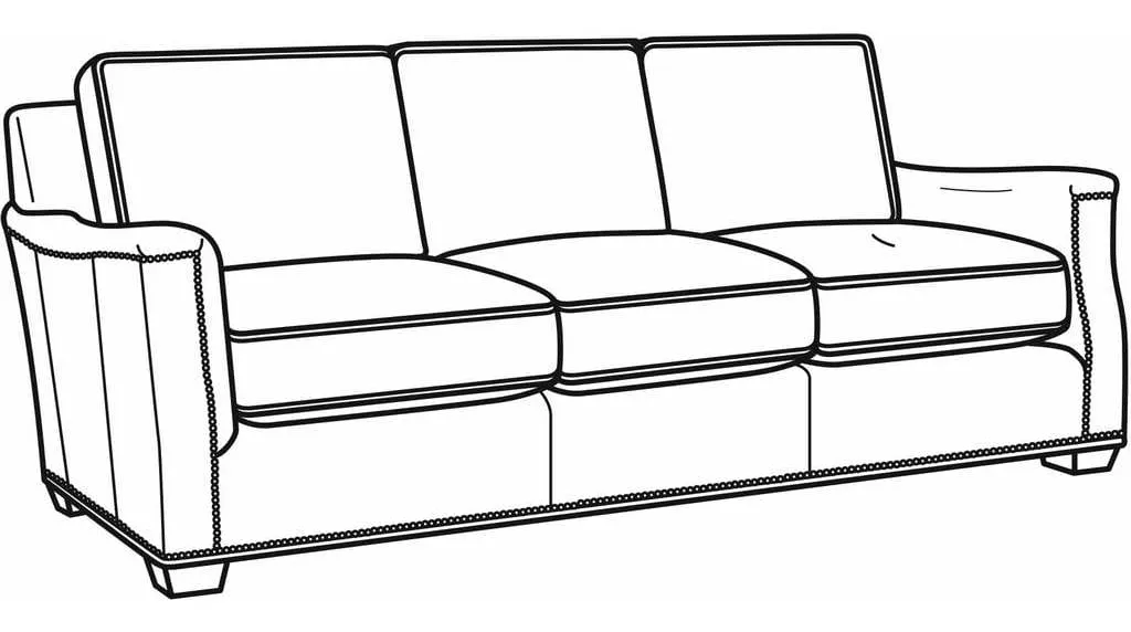 CR Laine L1190-00 Brandon Leather Sofa CR Laine L1190-00 Brandon Leather Sofa