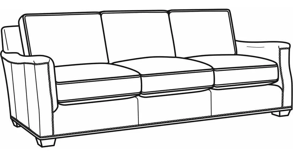 CR Laine L1190-01 Brandon Leather Long Sofa CR Laine L1190-01 Brandon Leather Long Sofa