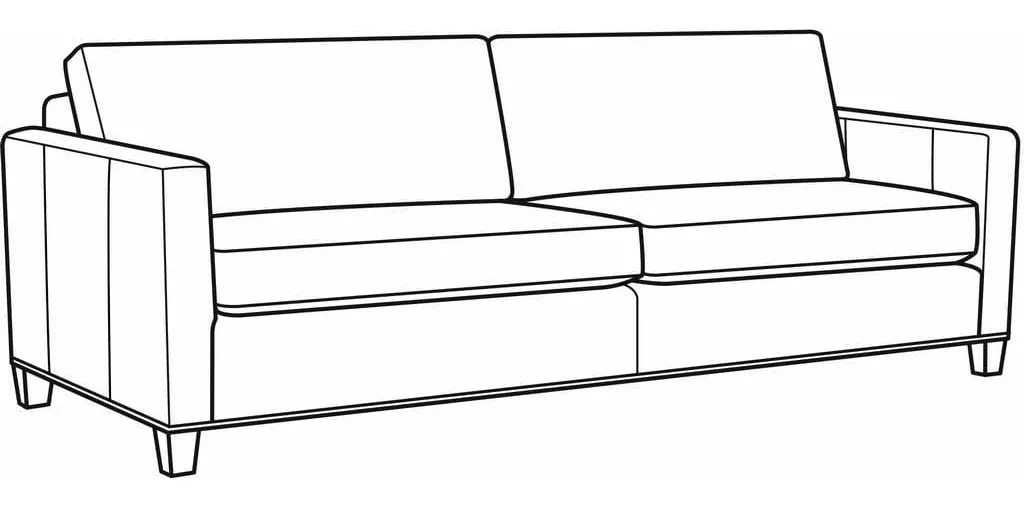 CR Laine L3100-21 Quinn Leather Long Sofa CR Laine L3100-21 Quinn Leather Long Sofa