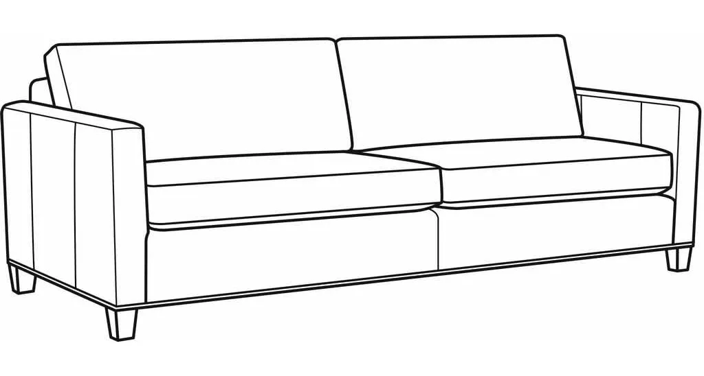 CR Laine L3100-21 Quinn Leather Long Sofa CR Laine L3100-21 Quinn Leather Long Sofa