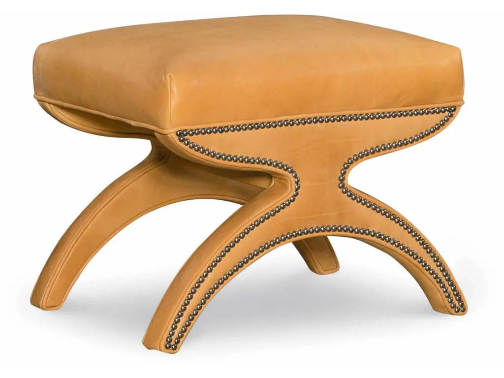 CR Laine L617-07  Flynn Leather Ottoman