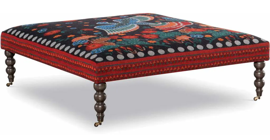 CR Laine SA5549-08 Folk Art Onyx Ottoman CR Laine SA5549-08 Folk Art Onyx Ottoman