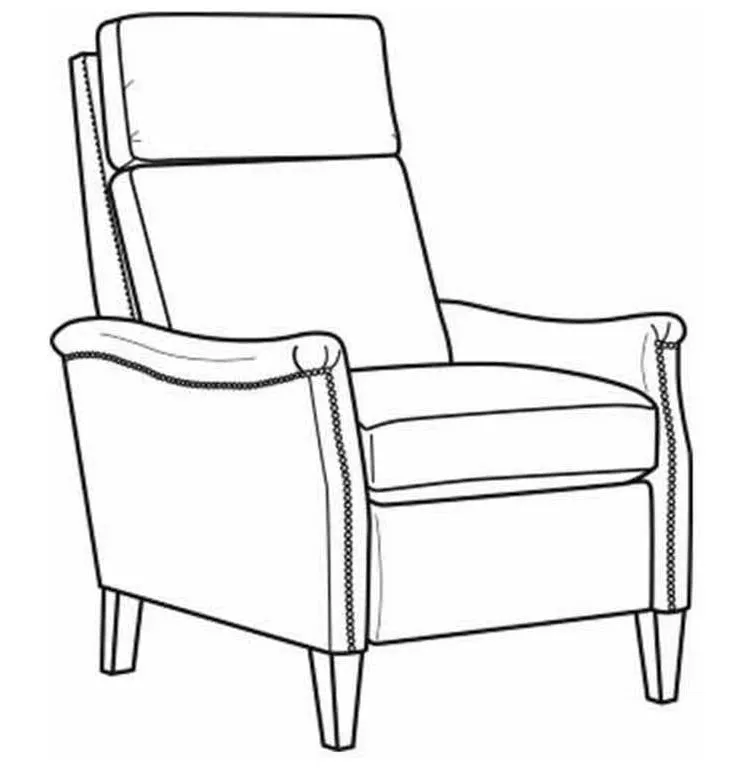 CR Laine 1675-05MR Luke Manual Recliner CR Laine 1675-05MR Luke Manual Recliner