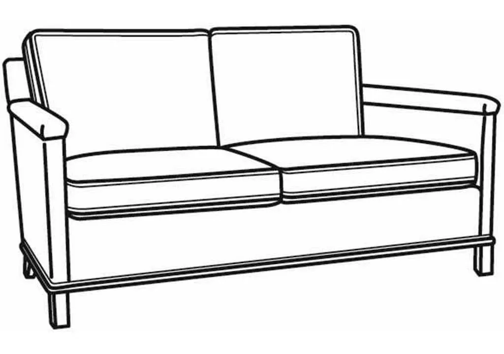 CR Laine 5534 Gotham Loveseat Without Nails CR Laine 5534 Gotham Loveseat Without Nails