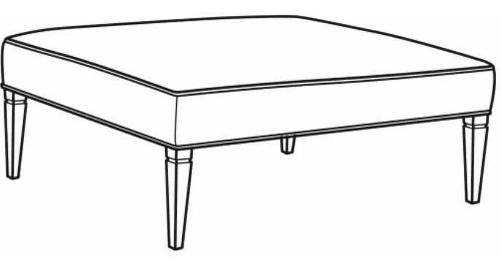 CR Laine 77-17 Trevor Square Ottoman CR Laine 77-17 Trevor Square Ottoman