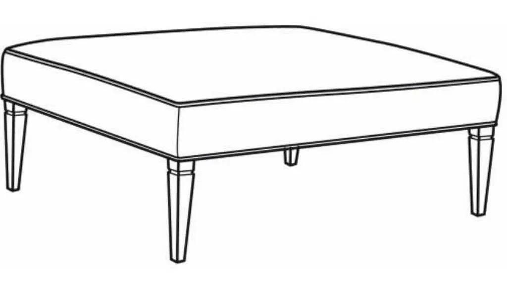 CR Laine 77-17 Trevor Square Ottoman CR Laine 77-17 Trevor Square Ottoman