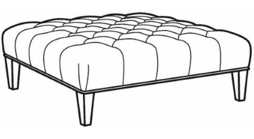 CR Laine 78-07 Nina Large Square Ottoman CR Laine 78-07 Nina Large Square Ottoman