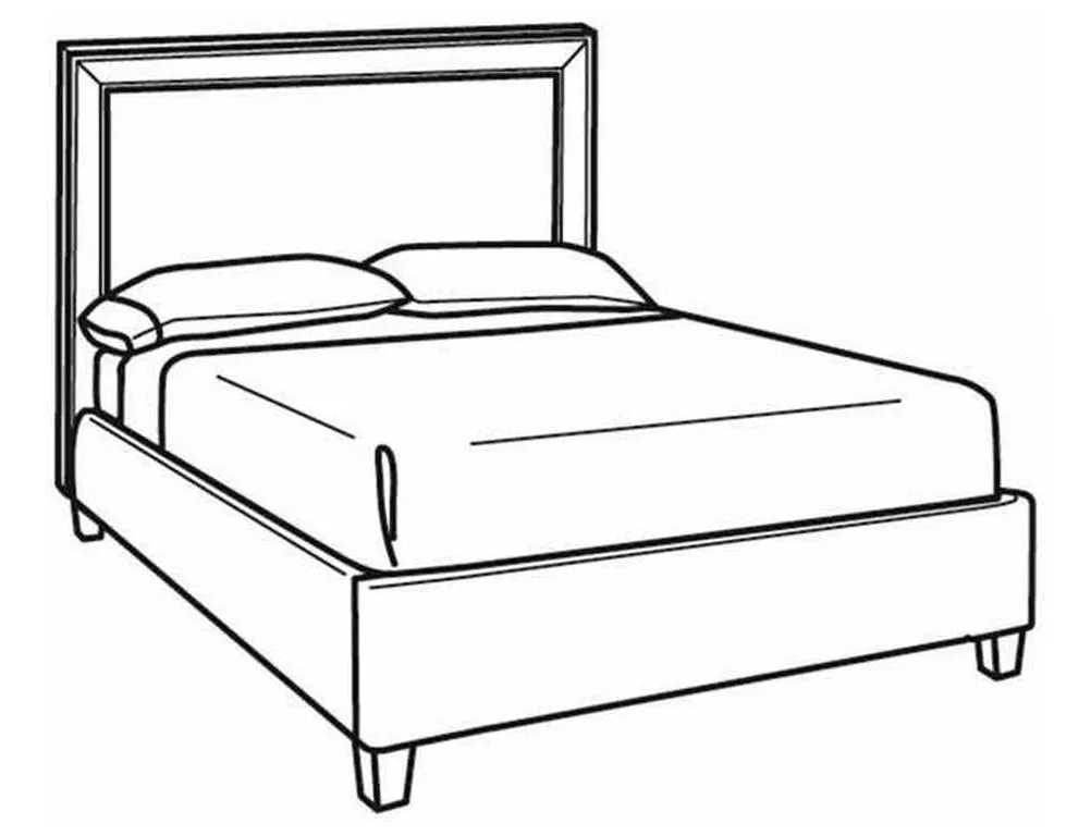 CR Laine BK100-S Keaton Short King Bed CR Laine BK100-S Keaton Short King Bed