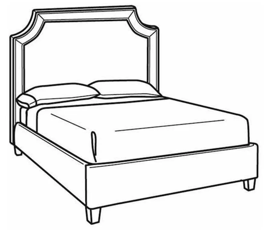CR Laine BK200-S Carson Short King Bed CR Laine BK200-S Carson Short King Bed