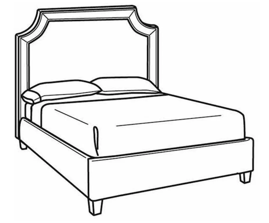 CR Laine BK200-S Carson Short King Bed CR Laine BK200-S Carson Short King Bed