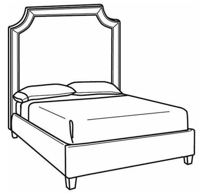 CR Laine BK200-T Carson Tall King Bed CR Laine BK200-T Carson Tall King Bed