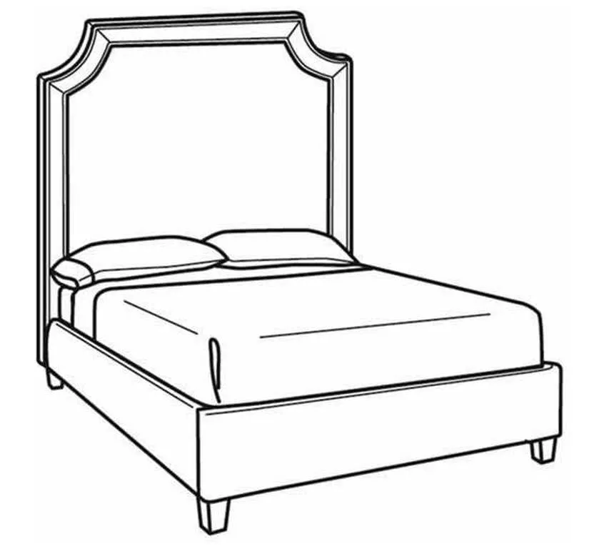 CR Laine BK200-T Carson Tall King Bed CR Laine BK200-T Carson Tall King Bed