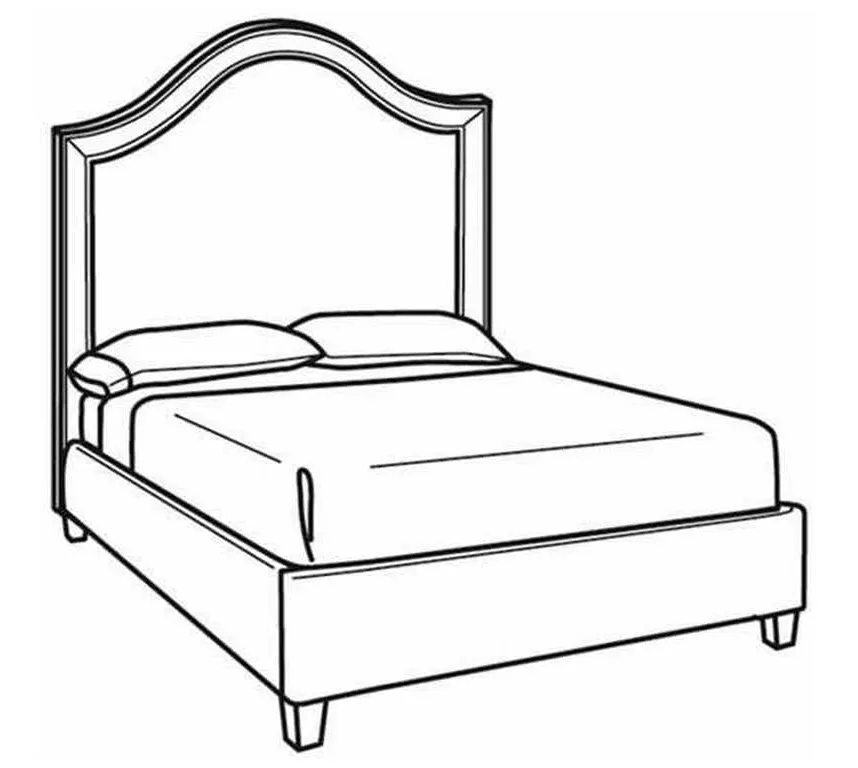 CR Laine BK300-T Alexa Tall King Bed CR Laine BK300-T Alexa Tall King Bed